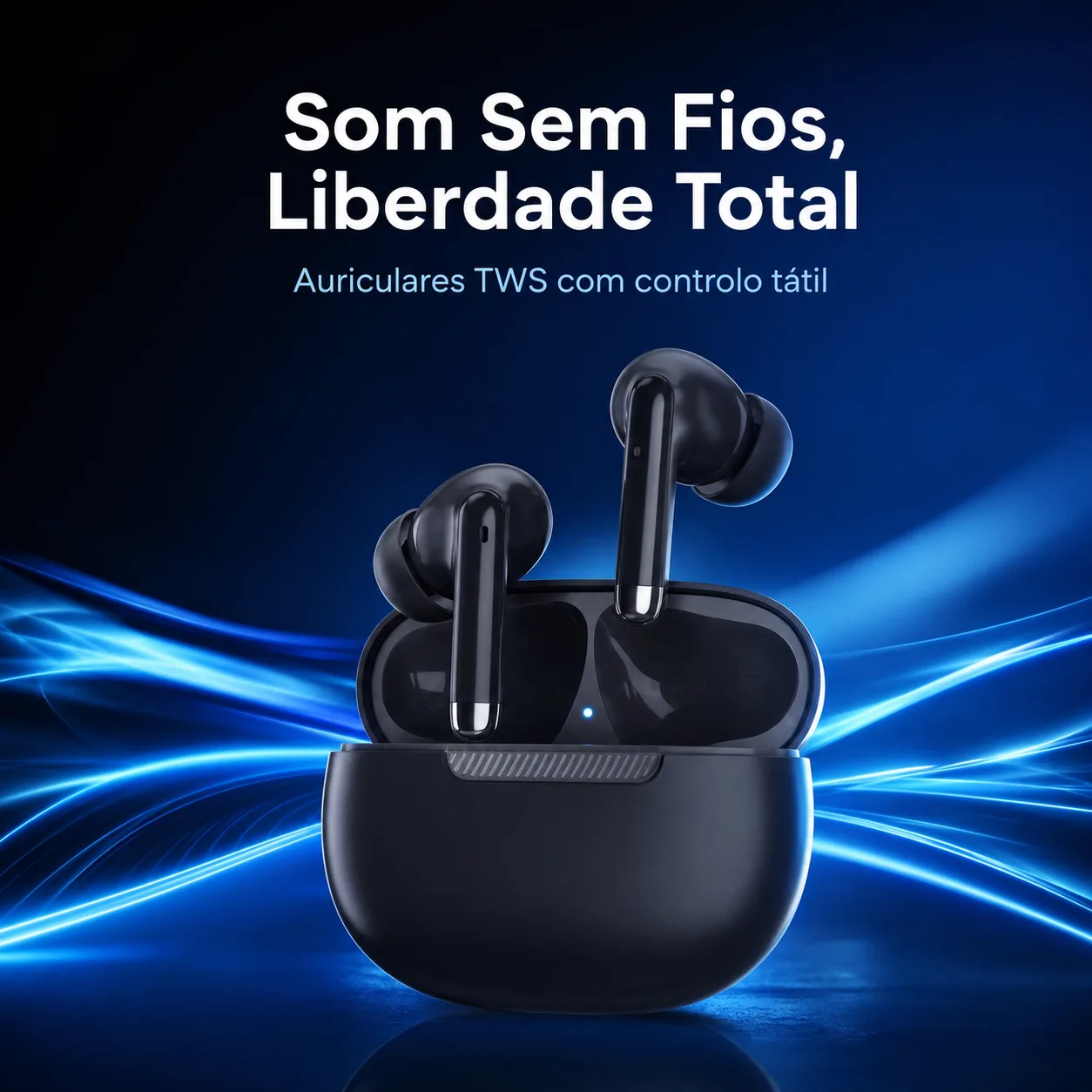 Auriculares TWS ACCETEL EPW165B / EPW165W Sem Fios Auriculares TWS ACCETEL EPW165B EPW165W sem fios preto