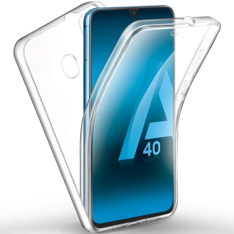 Capa 360 Samsung Galaxy A40 - Full Cover Transparente