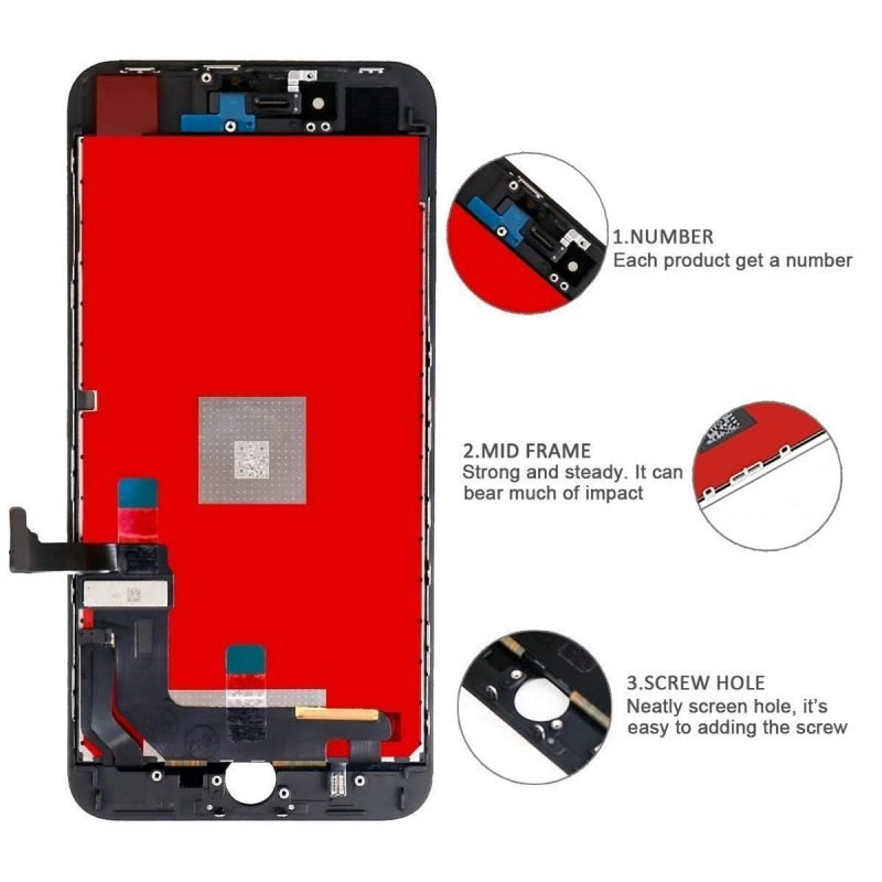 Ecrã Display LCD Para iPhone 7 Preto