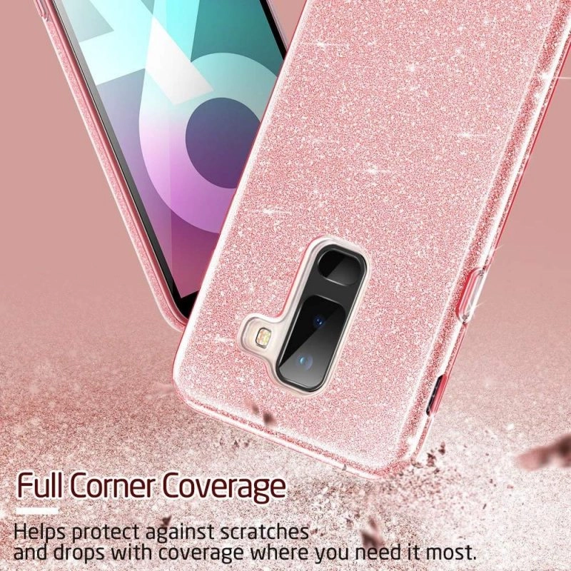 Capa Samsung Galaxy A6 Plus Purpurina Brilhante