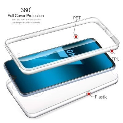 Capa 360 Samsung Galaxy A40 - Full Cover Transparente