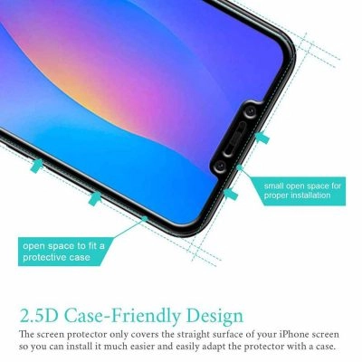 Película de Vidro Temperado Huawei P Smart Plus 2019 - 5D Full Glue