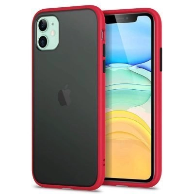 Capa iPhone 11 Hybrid Matte Vermelho