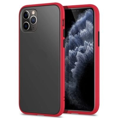 Capa iPhone 12 Pro Max Hybrid Matte Vermelho