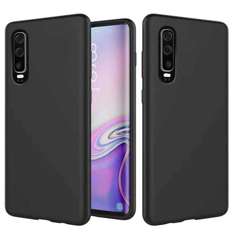 Capa Huawei P30 Silicone Premium Preta