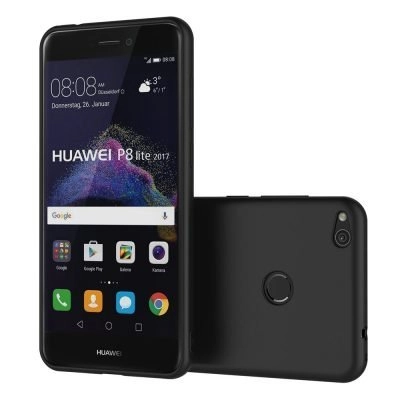 Capa Huawei P8 Lite 2017 Silicone Ultrafino - Preta