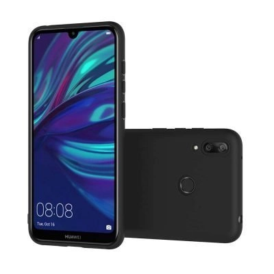 Capa Huawei Y7 2019 Silicone Premium Preta