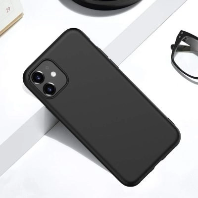 Capa iPhone 12 Mini Silicone Premium Preto