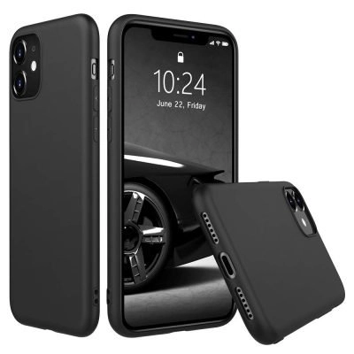 Capa iPhone 11 Silicone Premium Preto