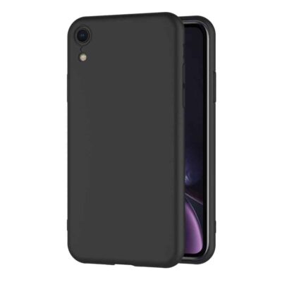 Capa iPhone XR Silicone Premium Preta