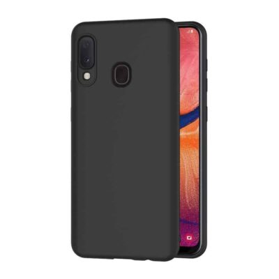 Capa Samsung Galaxy A20E Silicone Premium Preta