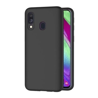 Capa Samsung Galaxy A40 Silicone Premium Preta