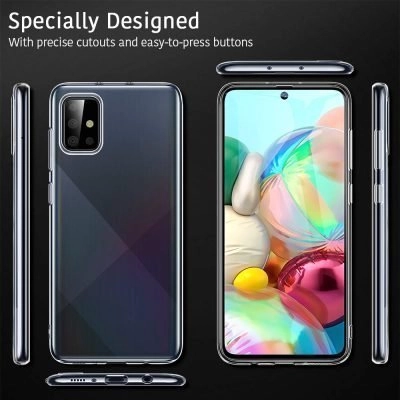 Capa Samsung Galaxy A71 Silicone Ultrafino - Transparente