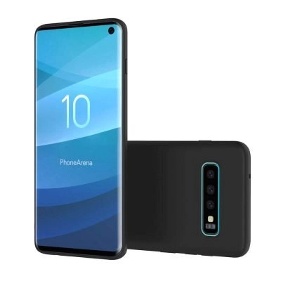 Capa Samsung Galaxy S10 Silicone Premium Preta