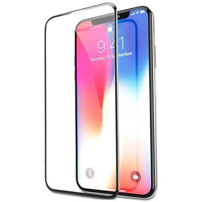 Película de Vidro Temperado iPhone Xs Max XR XS- 5D Full Glue