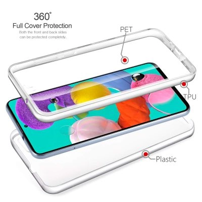 Capa 360 Samsung Galaxy A51 5G - Full Cover Transparente