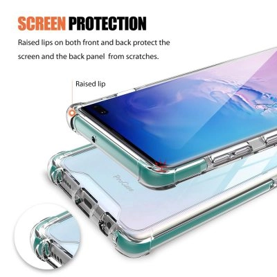 Capa Samsung Galaxy S10 Plus Anti Choque - Transparent