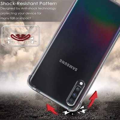 Capa Samsung Galaxy A70 Anti Choque - Transparente