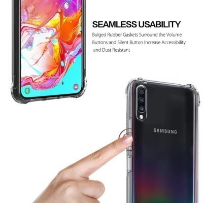 Capa Samsung Galaxy A70 Anti Choque - Transparente