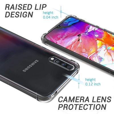 Capa Samsung Galaxy A70 Anti Choque - Transparente