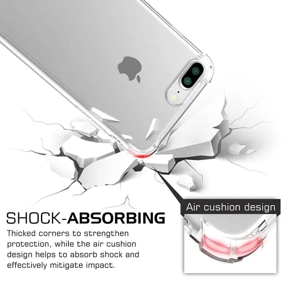 Capa iPhone 7 Plus | iPhone 8 Plus Anti-Choque - Transparent - Image 3