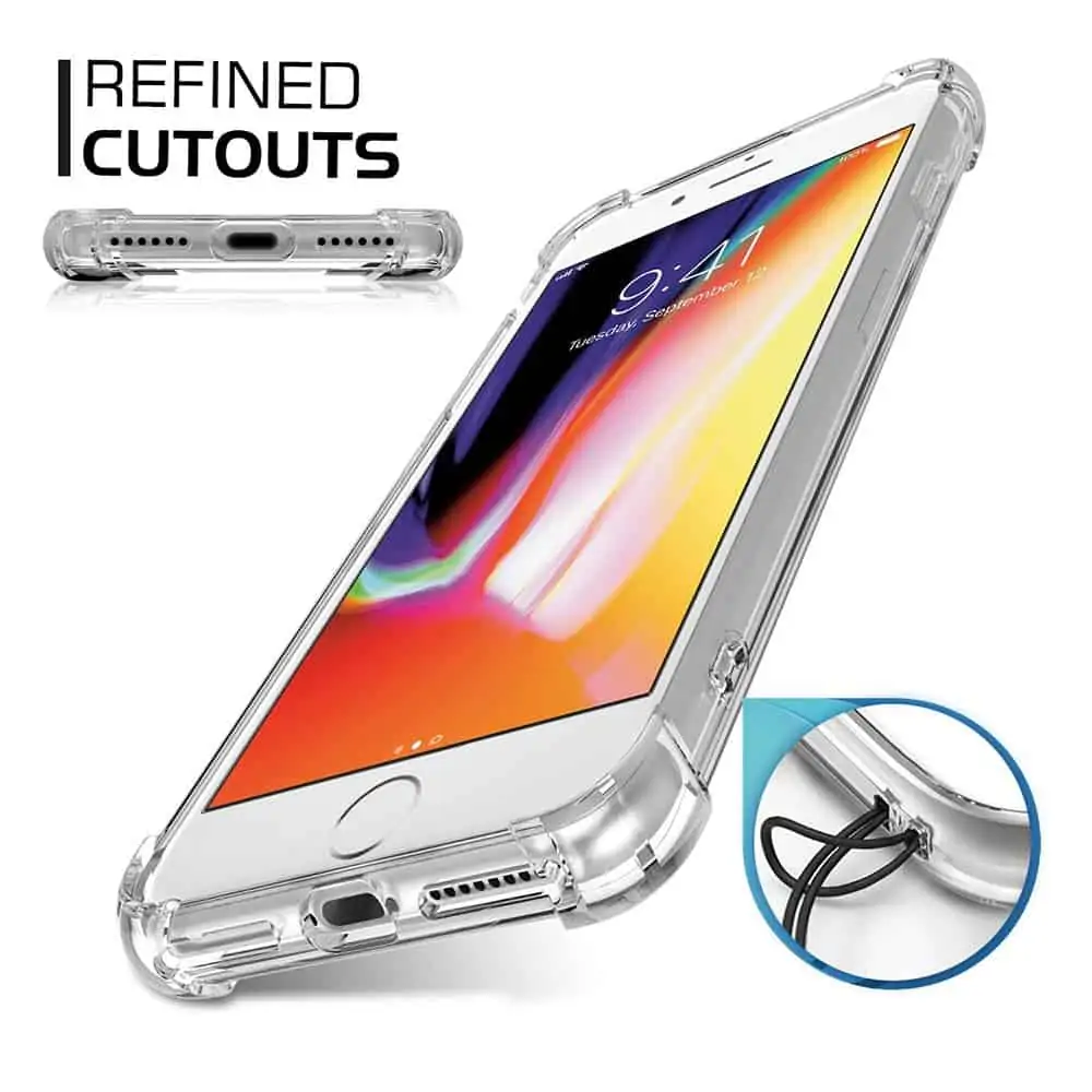 Capa iPhone 7 Plus | iPhone 8 Plus Anti-Choque - Transparent - Image 5