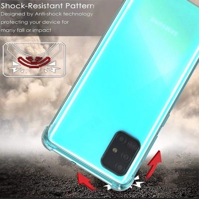 Capa Samsung Galaxy A71 Anti Choque - Transparente