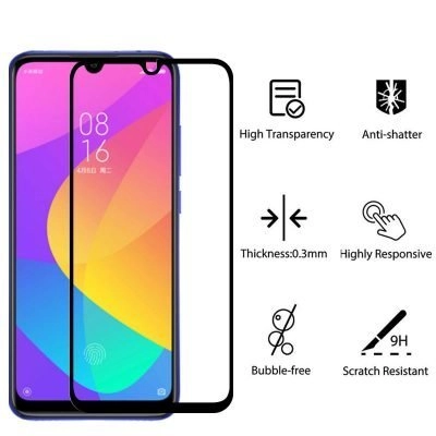Película de Vidro Temperado Xiaomi Mi A3 - 5D Full Glue