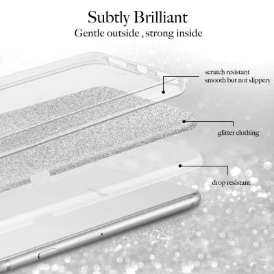 Capa Huawei Y5 2019 Purpurina Brilhante