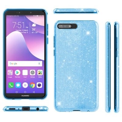 Capa Huawei Y6 2018 Purpurina Brilhante