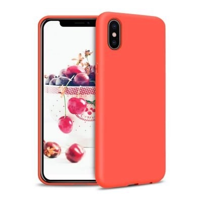 Capa iPhone XS Max XS Silicone Líquido - Vermelho