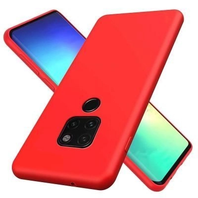 Capa Huawei Mate 20 Silicone Líquido Vermelho