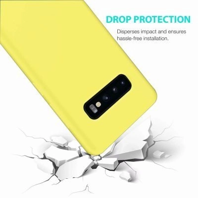 Capa Samsung Galaxy S10 Silicone Líquido - Azul