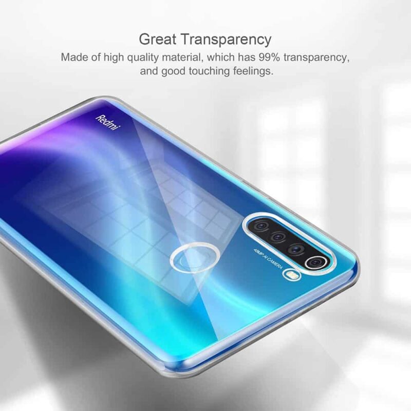 Capa Xiaomi Redmi Note 8T Silicone Ultrafino - Transparente