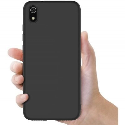 Capa Silicone Xiaomi Redmi 7A - Preta