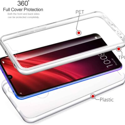 Capa 360 Xiaomi Redmi Note 8T - Full Cover Transparente