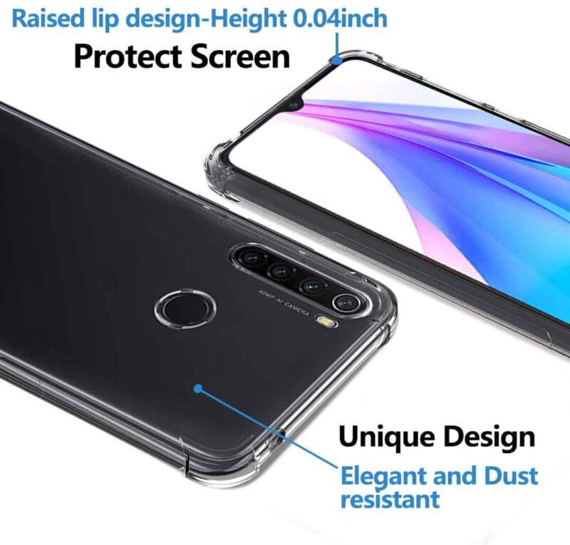 Capa Xiaomi Redmi Note 8T Anti Choque - Transparente