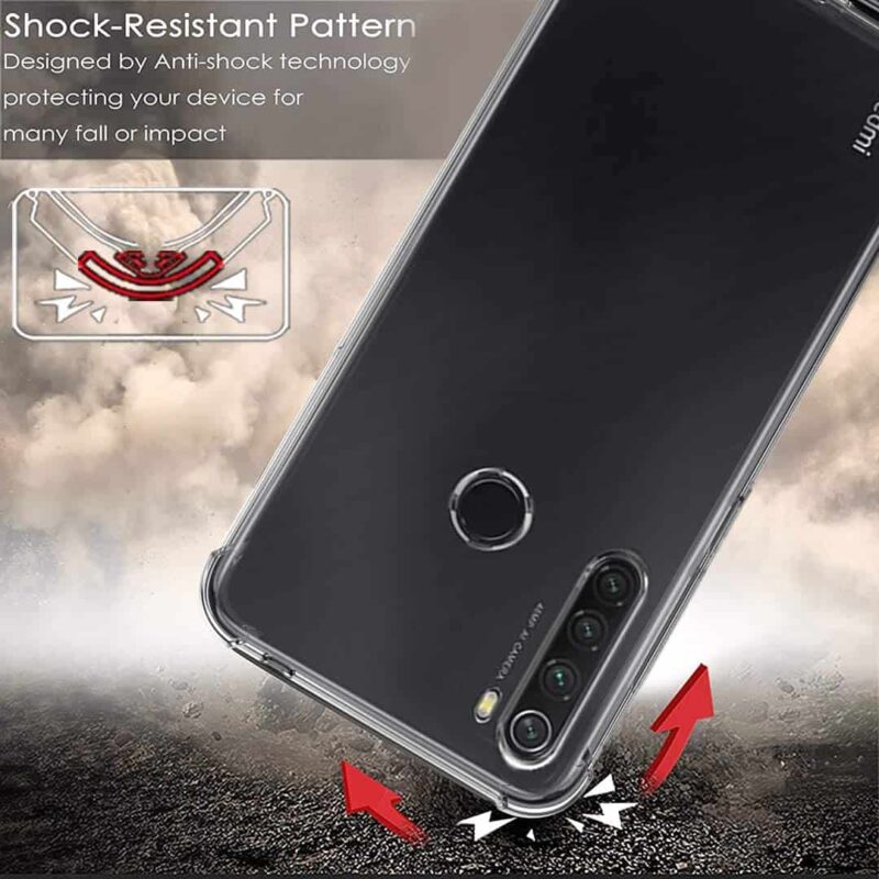 Capa Xiaomi Redmi Note 8T Anti Choque - Transparente