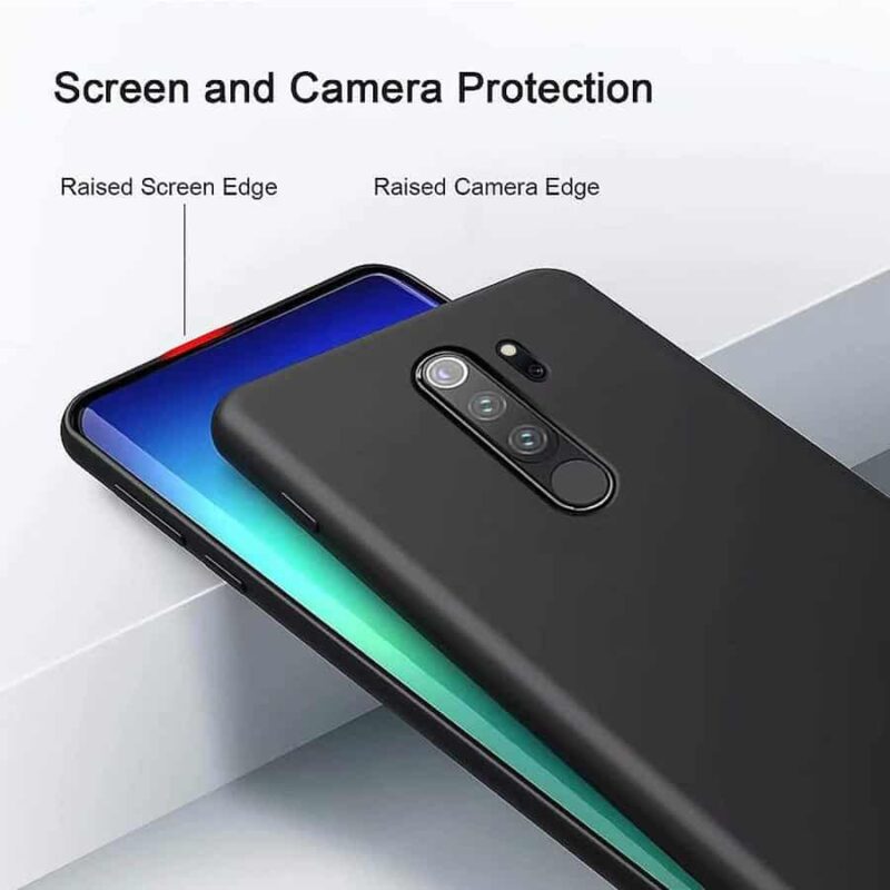 Capa Xiaomi Redmi Note 8 Pro Silicone Líquido Premium - Preto