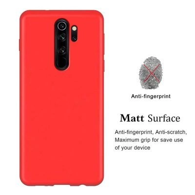 Capa Xiaomi Redmi Note 8 Pro Silicone Líquido Premium - Vermelho