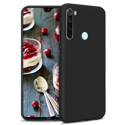 Capa Xiaomi Redmi Note 8 | Note 8 2021 Silicone Líquido - Preto