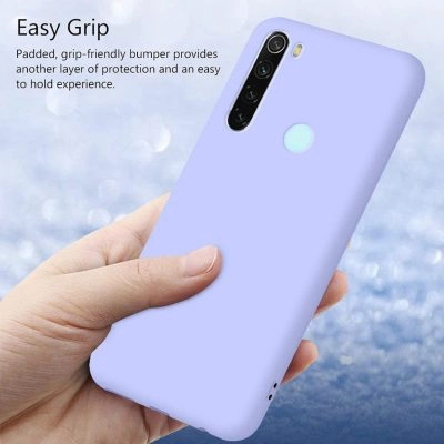 Capa Xiaomi Redmi Note 8 | Note 8 2021 Silicone Líquido - Lilás