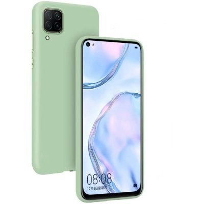 Capa Huawei P40 Lite Silicone Liquido Verde