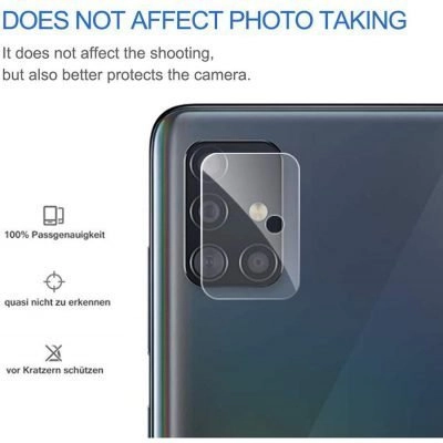 Película de Vidro Temperado Câmera Traseira Samsung Galaxy A71