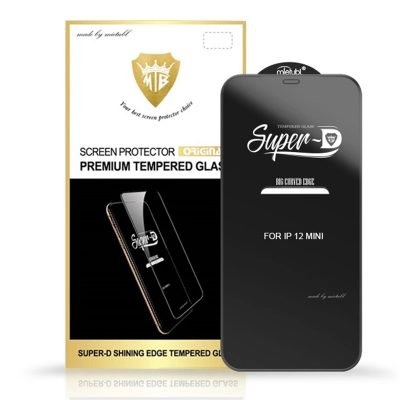 Película de Vidro Temperado iPhone 12 Mini - Super D Mietubl