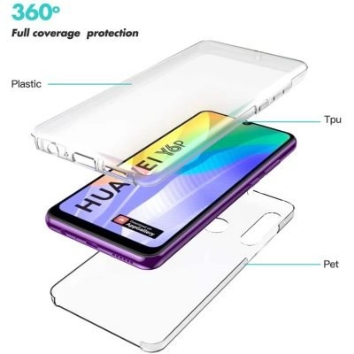 Capa 360 Huawei Y6P - Full Cover Transparente