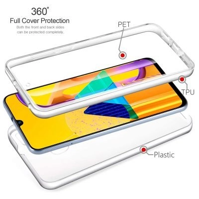 Capa 360 Samsung Galaxy M21 - Full Cover Transparente