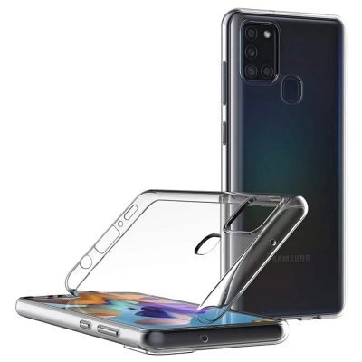 Capa Samsung Galaxy A21s Silicone Premium - Cristal Transparente