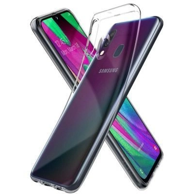 Capa Samsung Galaxy A40 Silicone Premium - Cristal Transparente