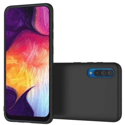 Capa Samsung Galaxy A30s Silicone Premium Preta